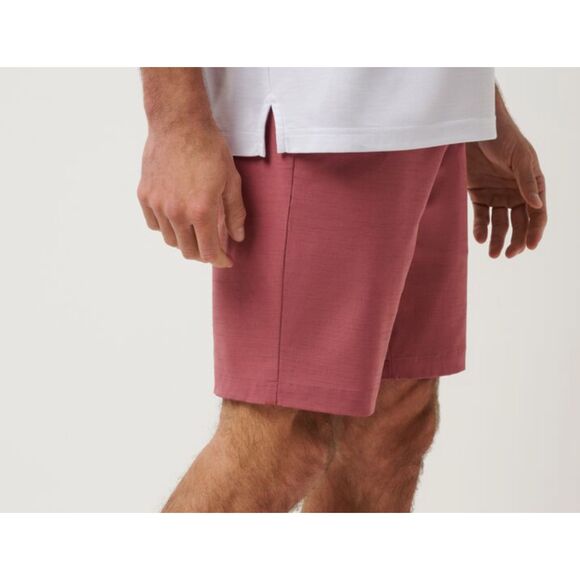 Travis Mathew Travel Year Shorts Men 34 RoanRouge Golf Stretch Performance NWT - Picture 14 of 16